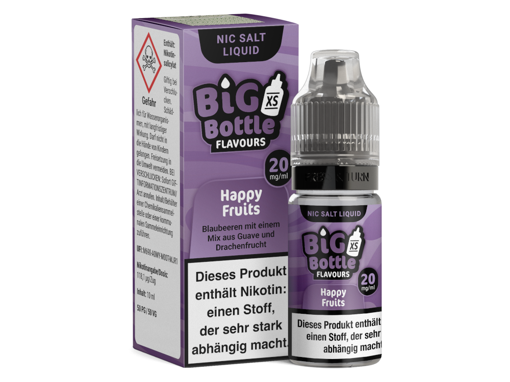 Big Bottle - Happy Fruits - Nikotinsalz Liquid
