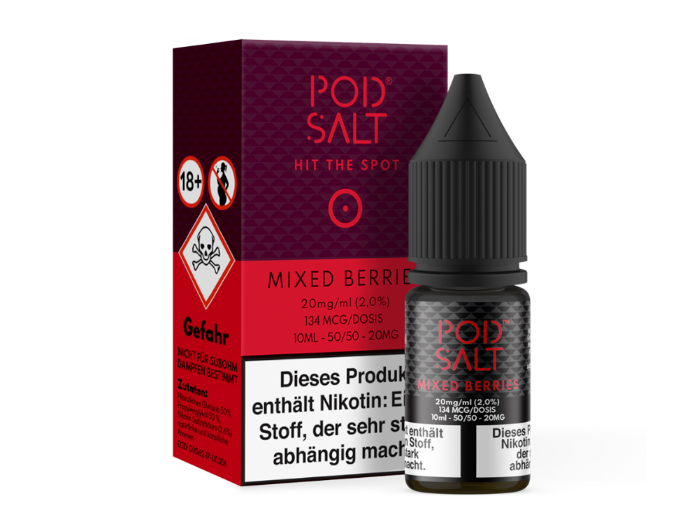 Pod Salt - Mixed Berries - Nikotinsalz Liquid