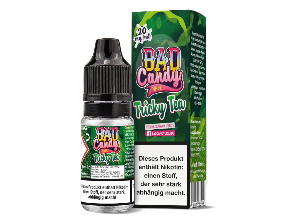 Bad Candy Liquids - Tricky Tea - Nikotinsalz Liquid