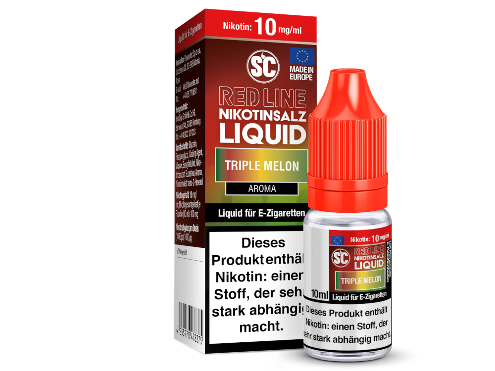 SC - Red Line - Triple Melon - Nikotinsalz Liquid