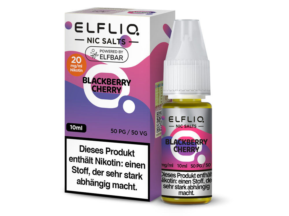 ELFLIQ - Blackberry Cherry - Nikotinsalz Liquid
