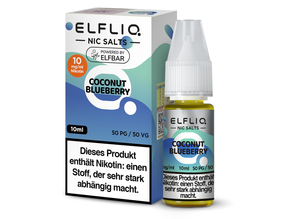 ELFLIQ - Coconut Blueberry - Nikotinsalz Liquid