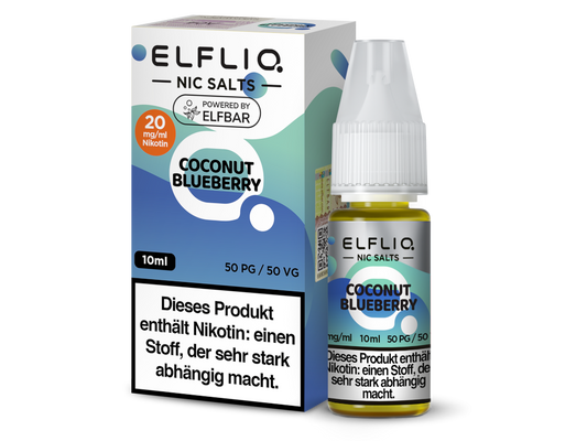 ELFLIQ - Coconut Blueberry - Nikotinsalz Liquid