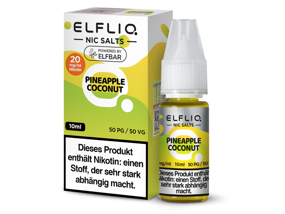 ELFLIQ - Pineapple Coconut - Nikotinsalz Liquid