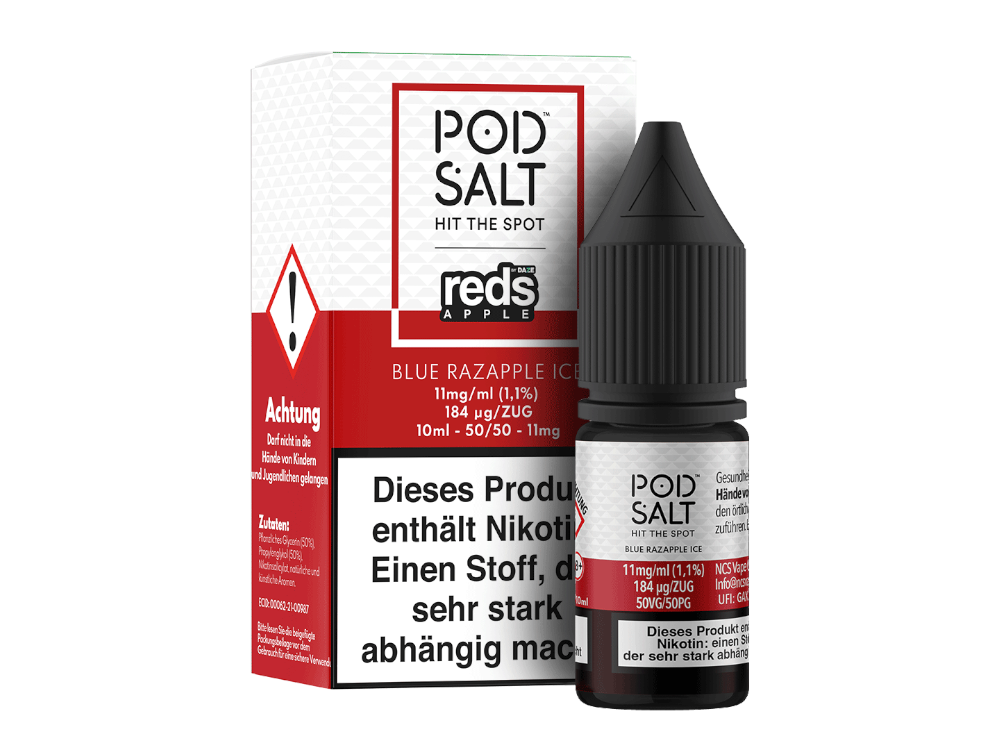 Pod Salt Fusion - Blue Razapple Ice - Nikotinsalz Liquid