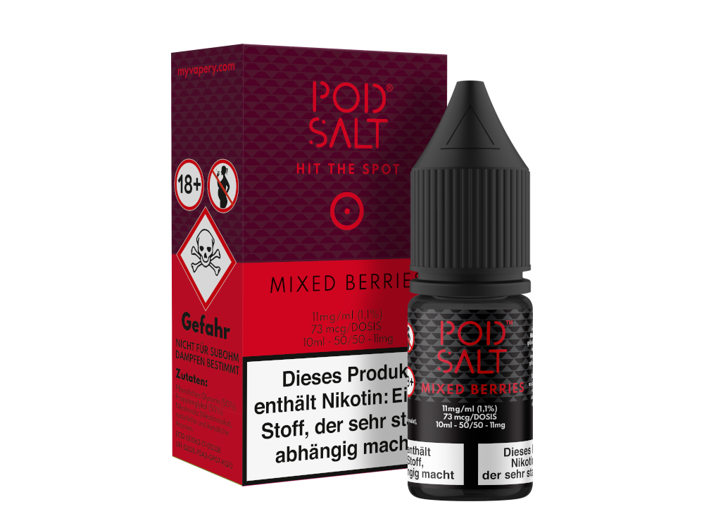 Pod Salt - Mixed Berries - Nikotinsalz Liquid