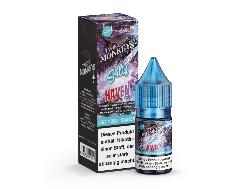 Twelve Monkeys - Iced - Nikotinsalz Liquid