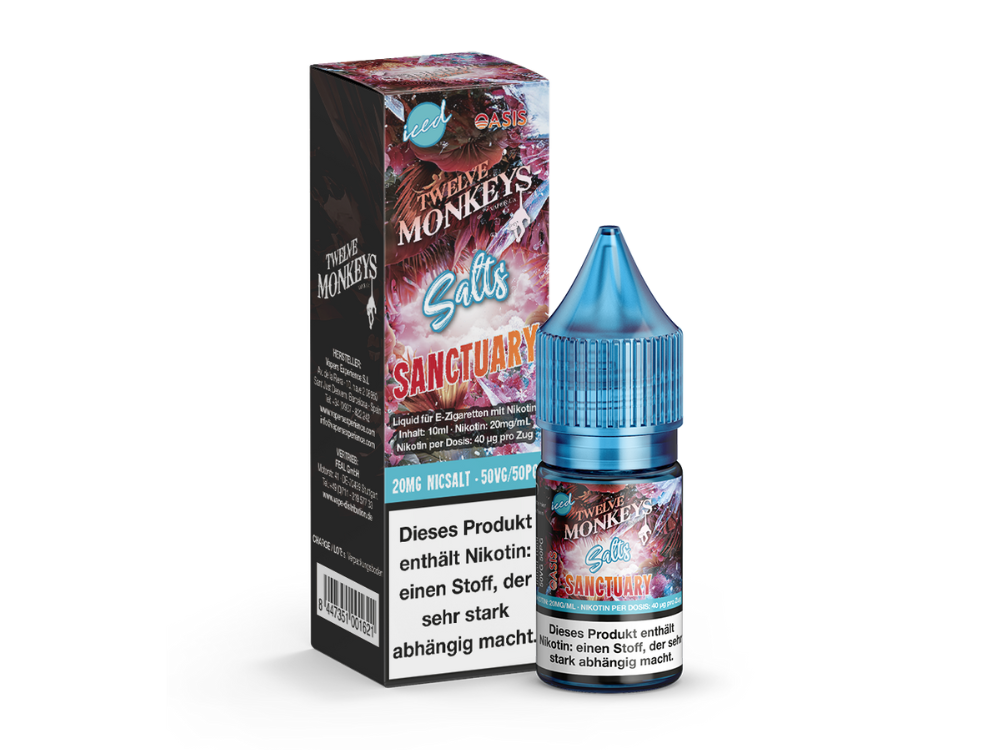 Twelve Monkeys - Iced - Nikotinsalz Liquid