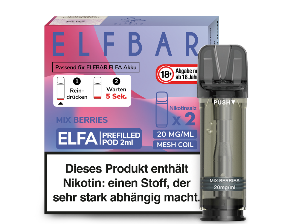 Elfbar Elfa Pod (2 Stück pro Packung)