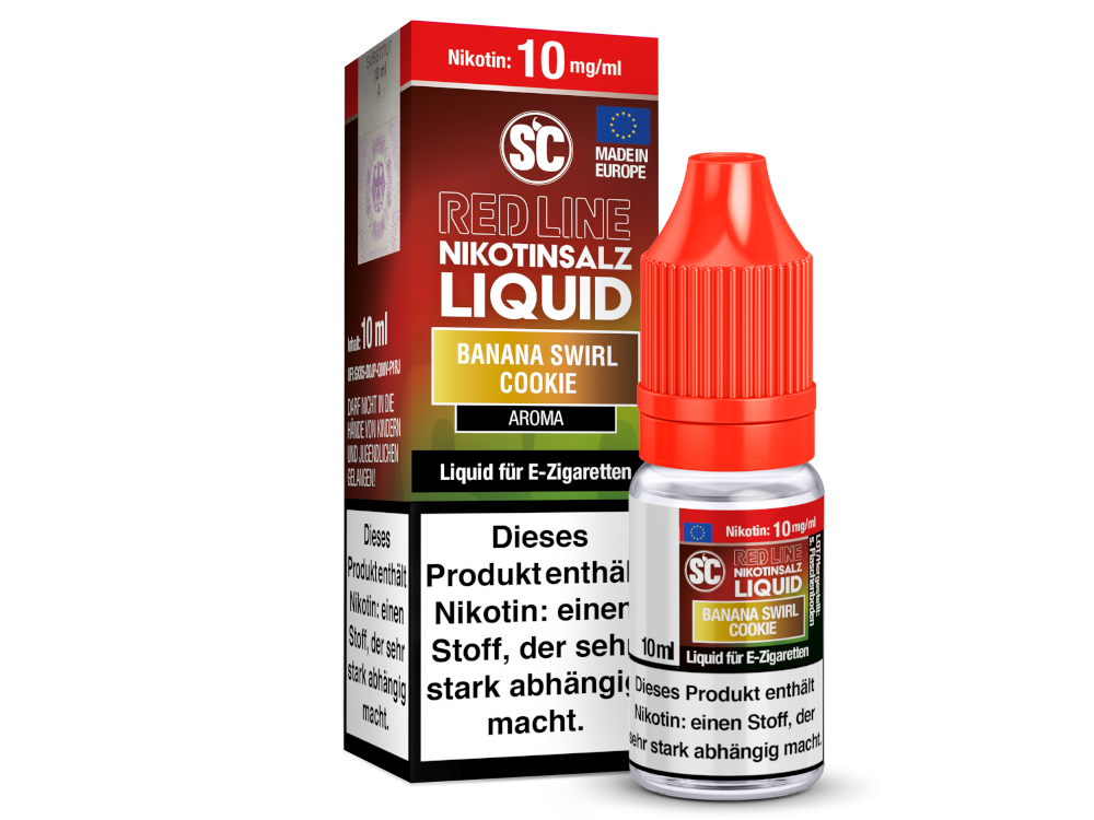 SC - Red Line - Banana Swirl Cookie - Nikotinsalz Liquid