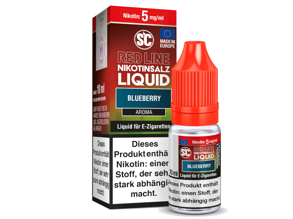 SC - Red Line - Blueberry - Nikotinsalz Liquid