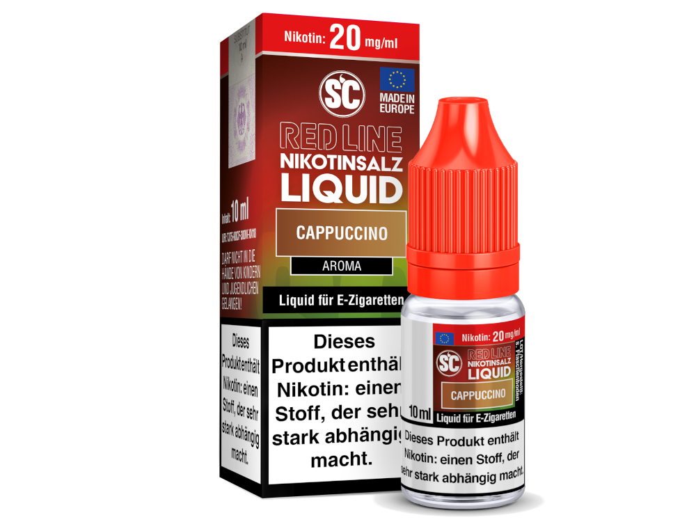 SC - Red Line - Cappuccino - Nikotinsalz Liquid