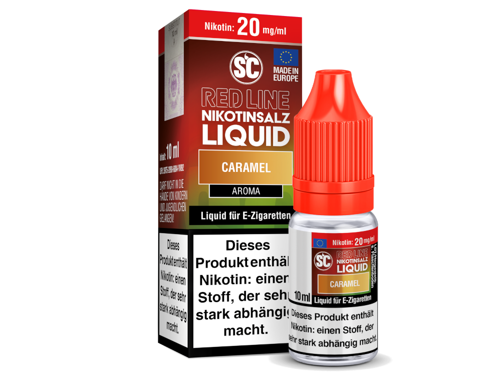SC - Red Line - Caramel - Nikotinsalz Liquid