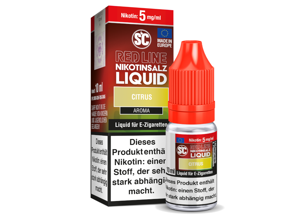 SC - Red Line - Citrus - Nikotinsalz Liquid