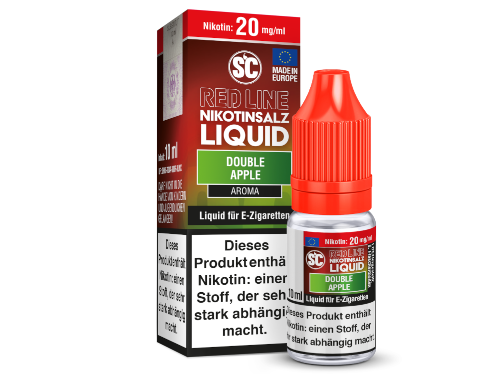 SC - Red Line - Double Apple - Nikotinsalz Liquid