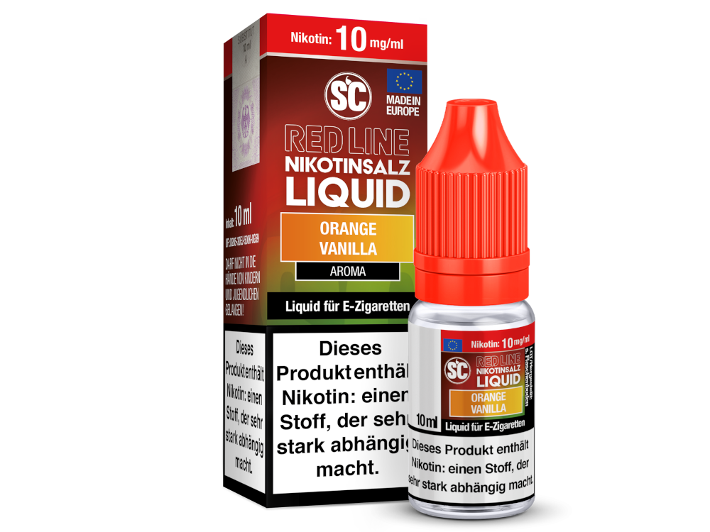 SC - Red Line - Orange Vanilla - Nikotinsalz Liquid