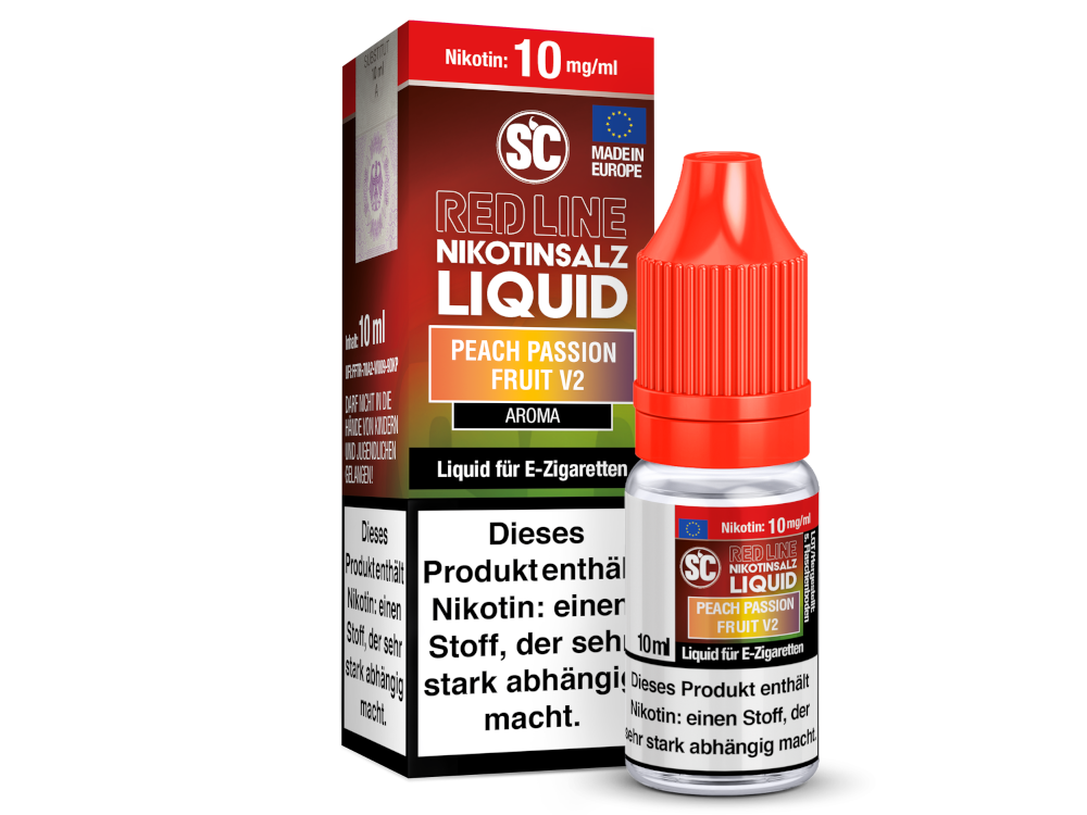 SC - Red Line - Peach Passion Fruit V2 - Nikotinsalz Liquid