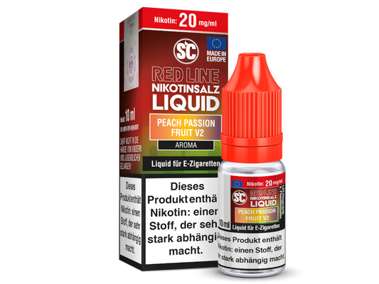 SC - Red Line - Peach Passion Fruit V2 - Nikotinsalz Liquid