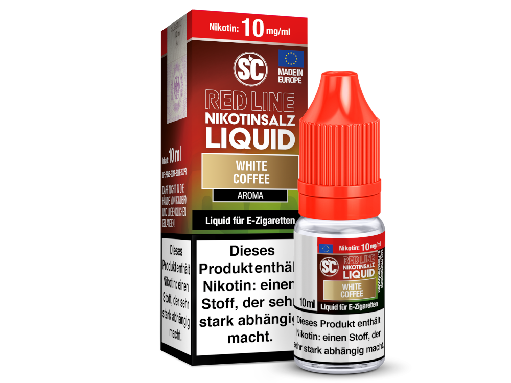 SC - Red Line - White Coffee - Nikotinsalz Liquid