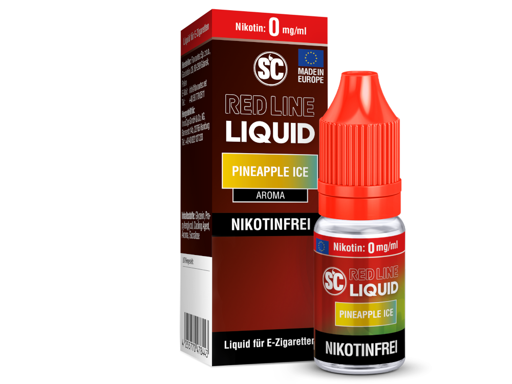 SC - Red Line - Pineapple Ice - Nikotinsalz Liquid