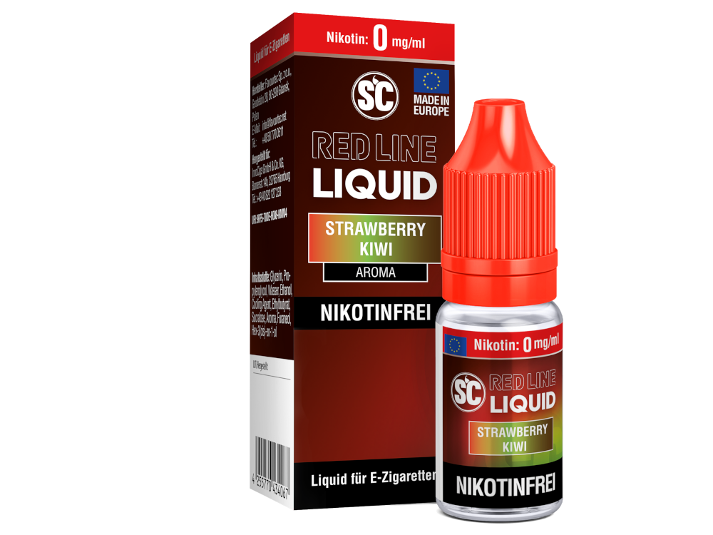 SC - Red Line - Strawberry Kiwi - Nikotinsalz Liquid