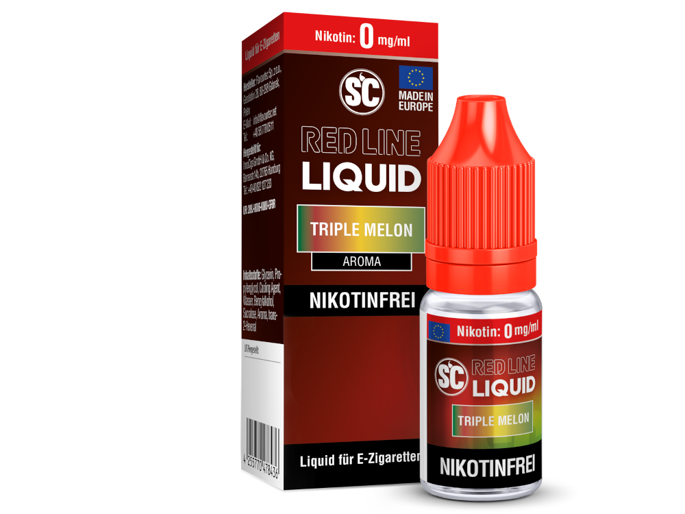 SC - Red Line - Triple Melon - Nikotinsalz Liquid