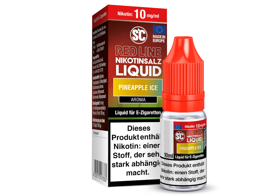 SC - Red Line - Pineapple Ice - Nikotinsalz Liquid