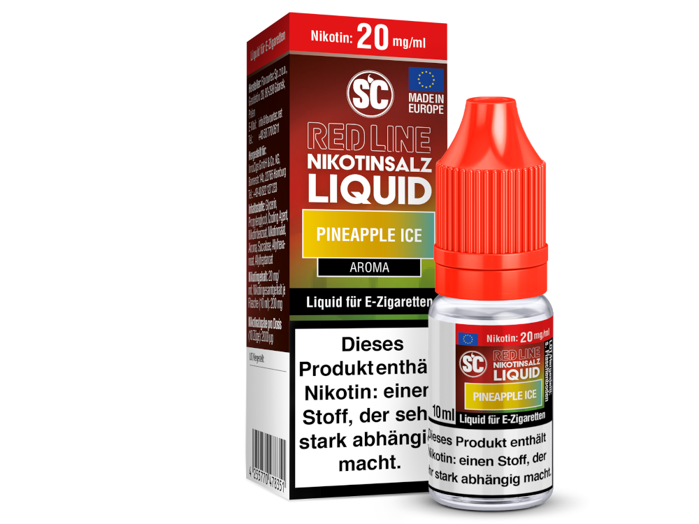SC - Red Line - Pineapple Ice - Nikotinsalz Liquid