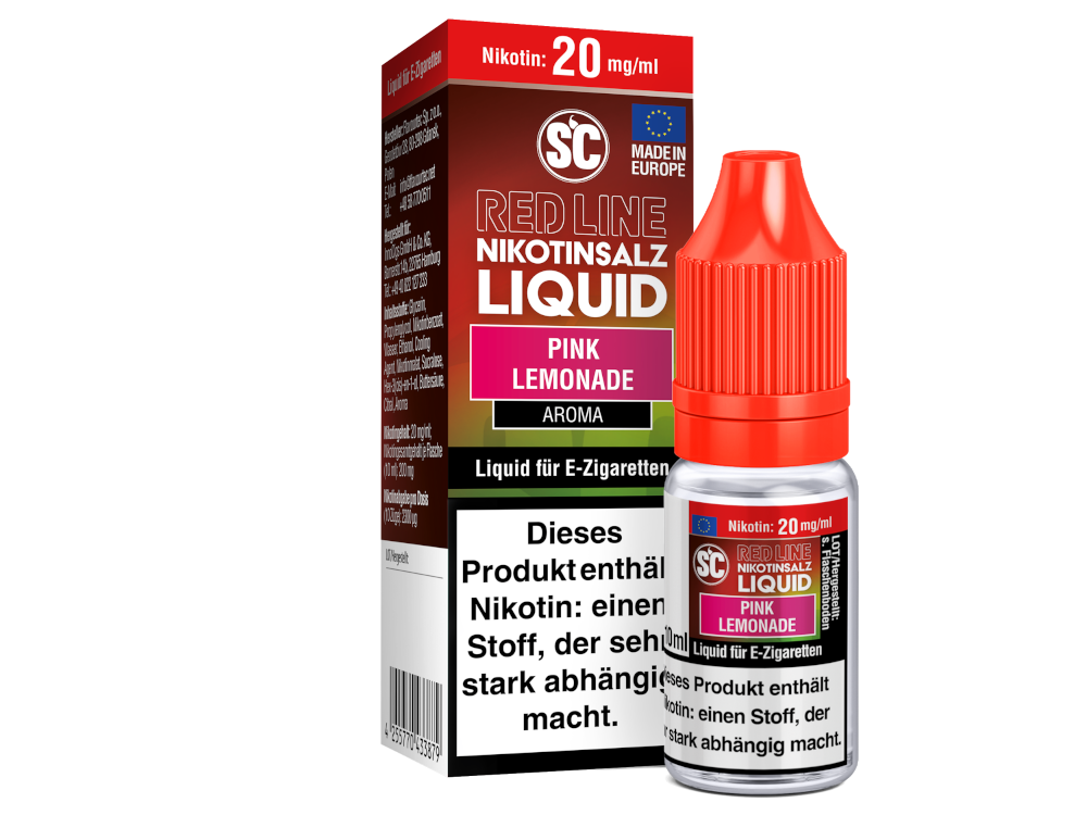 SC - Red Line - Pink Lemonade - Nikotinsalz Liquid