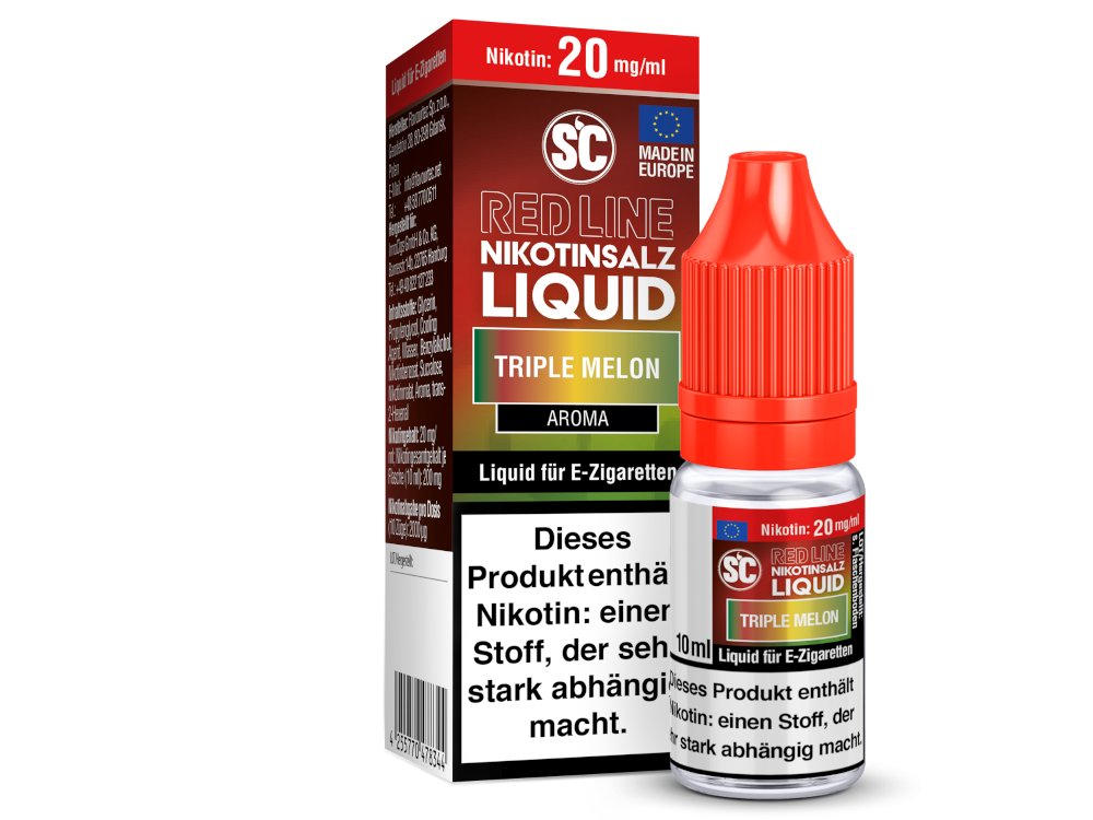 SC - Red Line - Triple Melon - Nikotinsalz Liquid