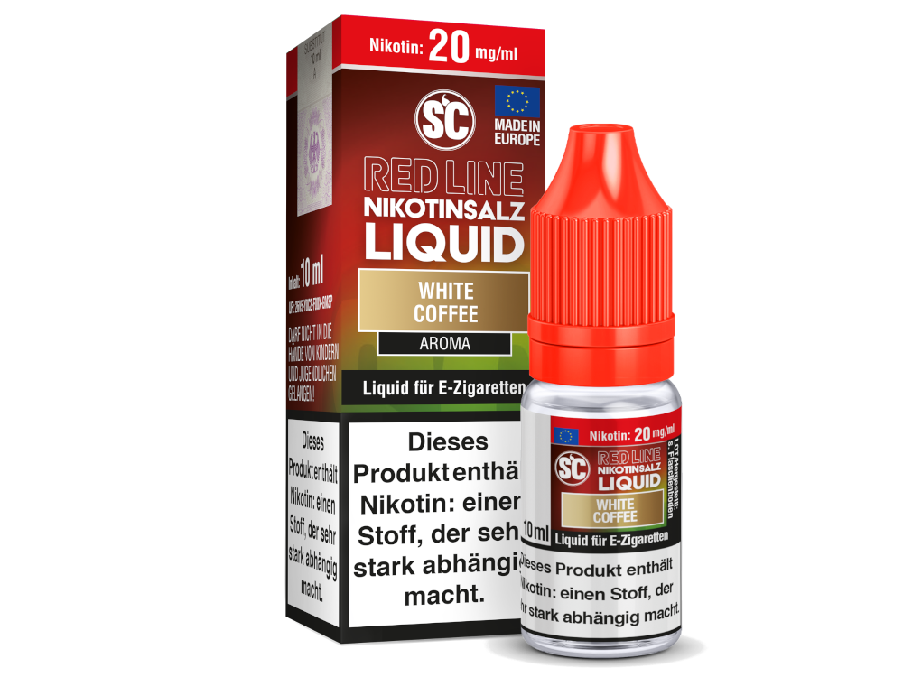 SC - Red Line - White Coffee - Nikotinsalz Liquid