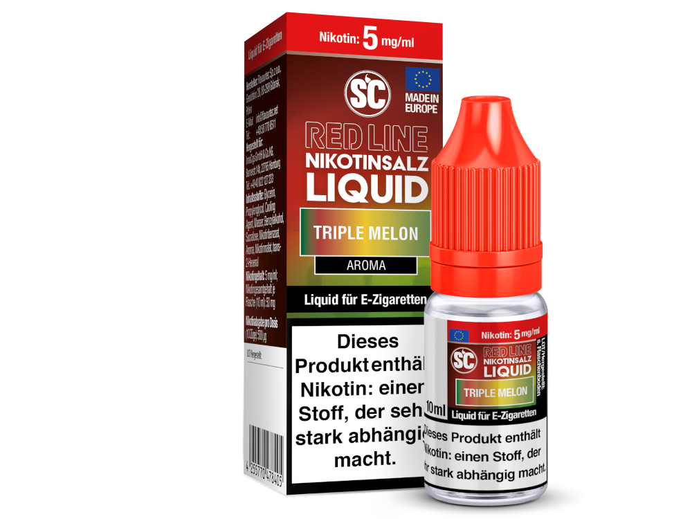 SC - Red Line - Triple Melon - Nikotinsalz Liquid