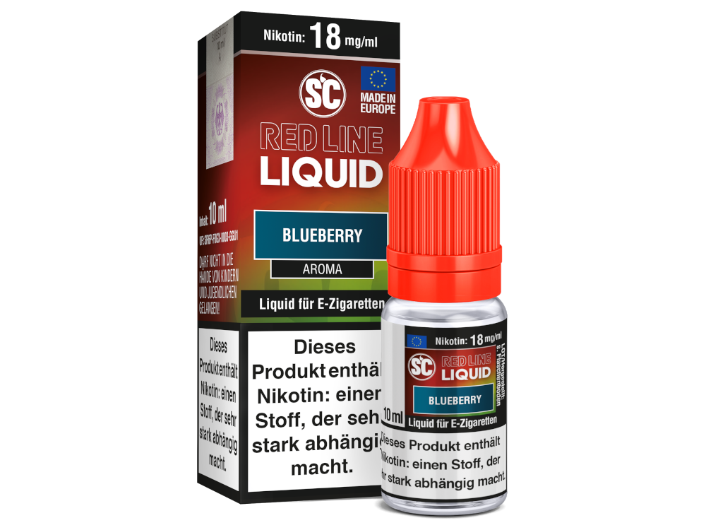 SC - Red Line Nikotin - Blueberry