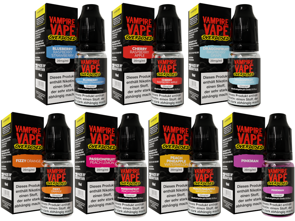 Vampire Vape - Overdosed - Nikotinsalz Liquid