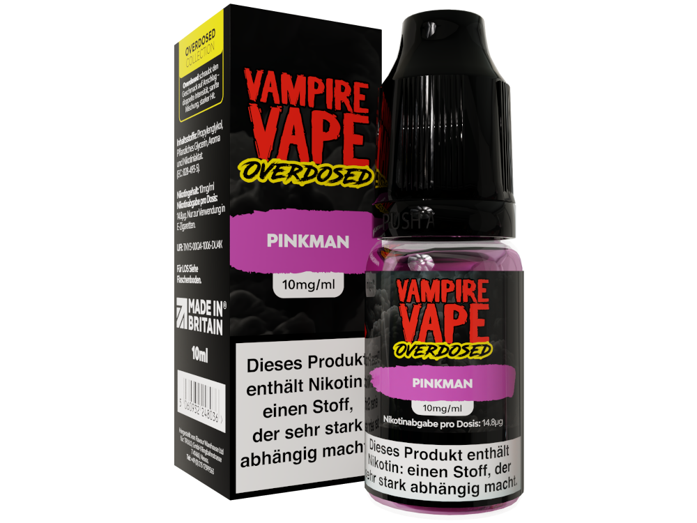 Vampire Vape - Overdosed - Nikotinsalz Liquid